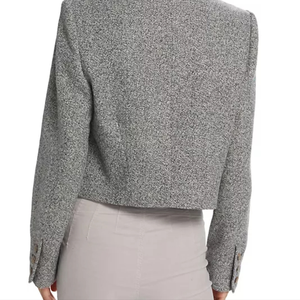 8. NWT FREE PEOPLE HERITAGE CROPPED BLAZER - Picture 5 of 7